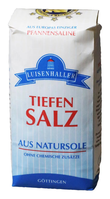 Luisenhaller - Salinensalz fein - Aus Natursole - 500g