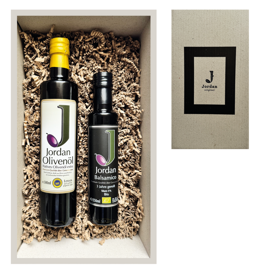 Griechisches Gourmet Duo – Premium Olivenöl & Balsamico