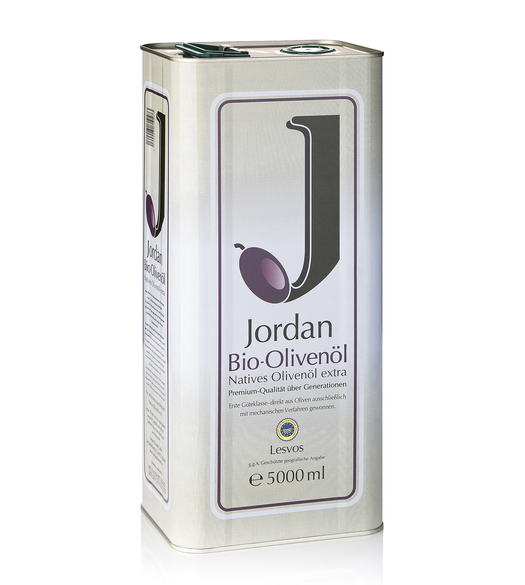 Jordan Olivenöl - BIO-Olivenöl - Kanister 5,00 Liter - GR-BIO-01