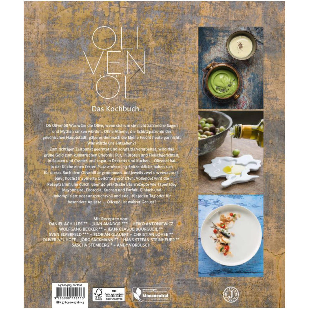 Olivenöl - Das Kochbuch - von Bastian Jordan - Über 40 Basisrezepte auf 208 Seiten - Hardcover mit Fadenheftung